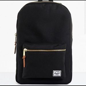 Herschel Supply Company black nylon backpack